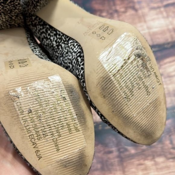 RELISTED J. Crew Hair Leopard Heels Spotted - Picture 10 of 11